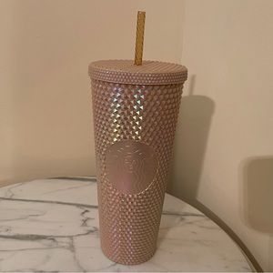 Starbucks Philippines Overseas Release Champagne Wood Studded Tumbler